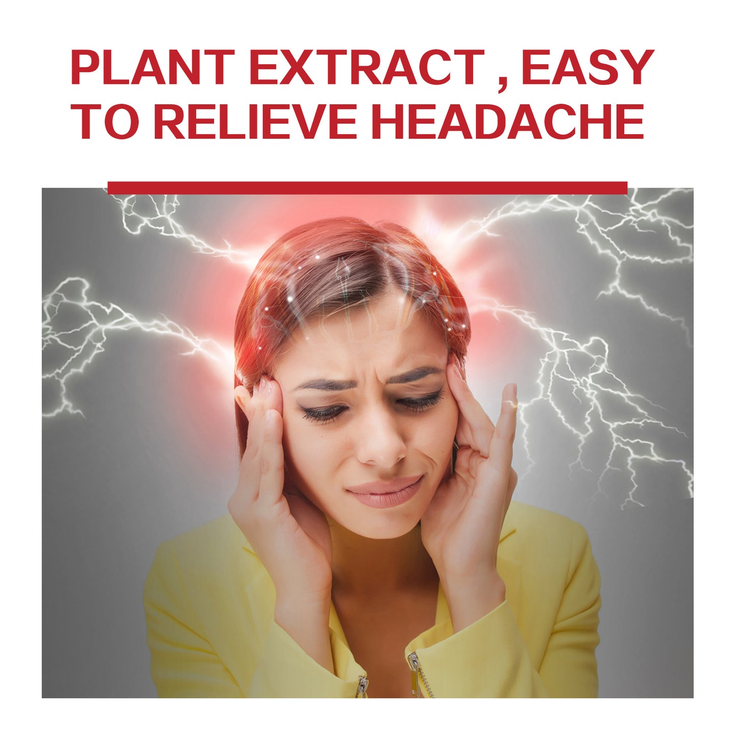 Herbal headache Relief Patches ( 10 pcs )